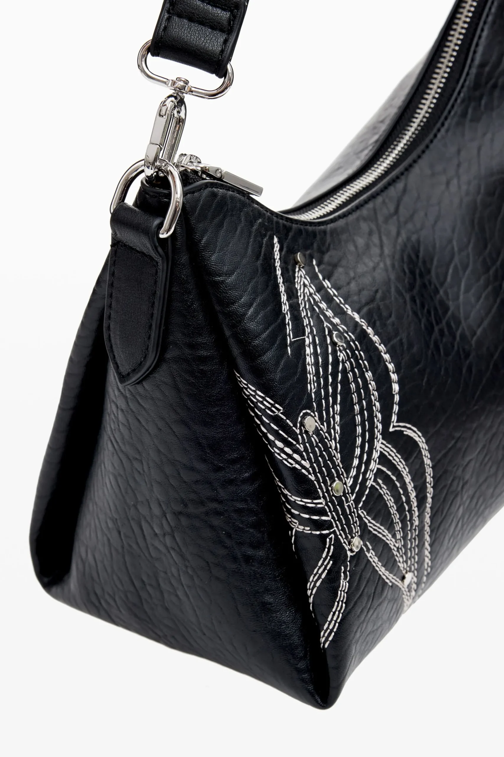 Malas|Malas De Mão<Desigual Bolso M gravado borboleta