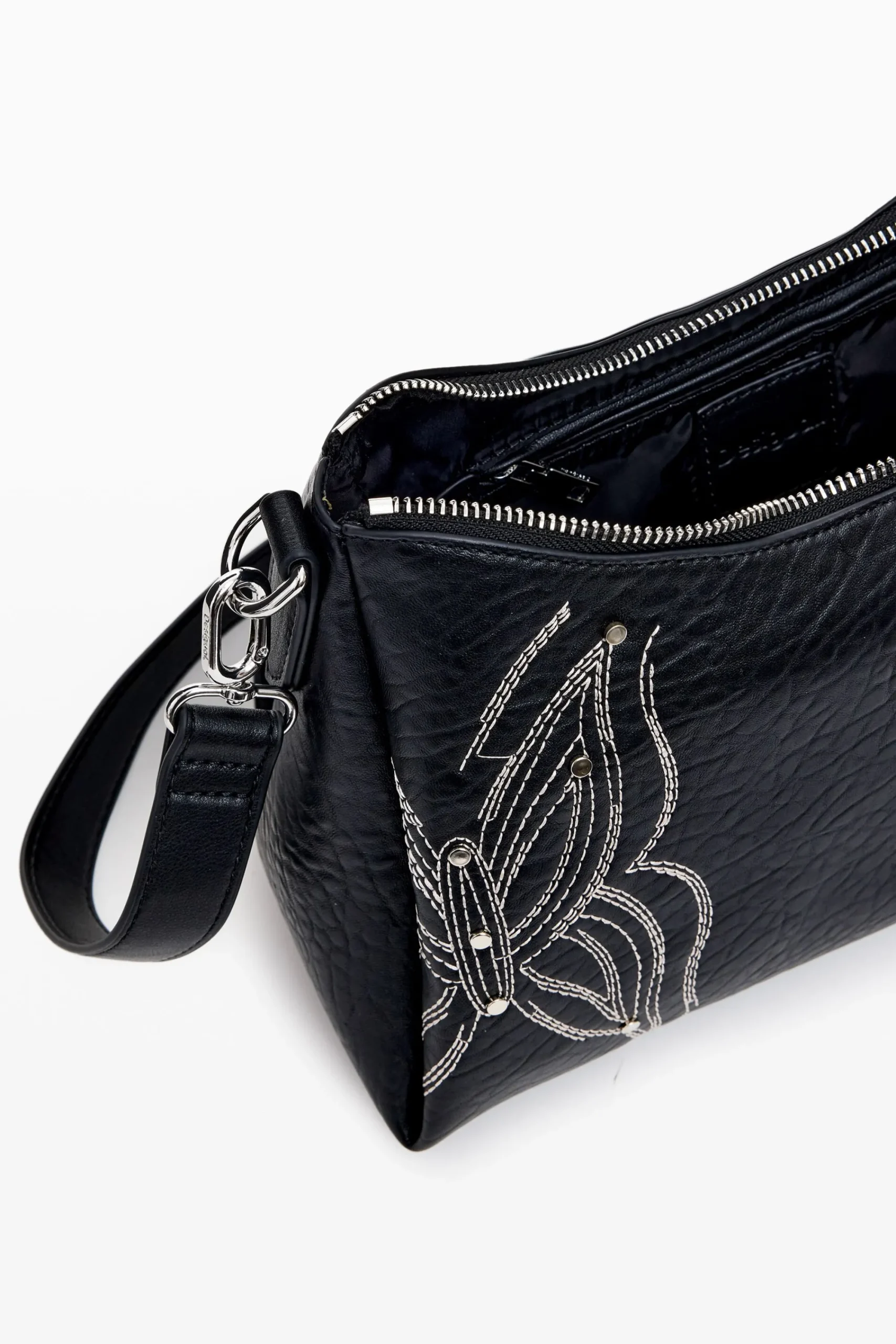 Malas|Malas De Mão<Desigual Bolso M gravado borboleta