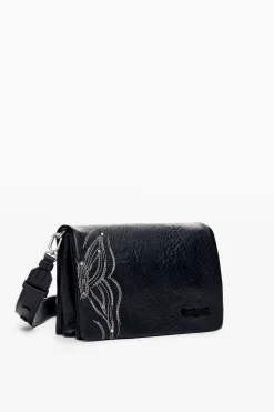 Malas|Malas A Tiracolo<Desigual Bolso S gravado borboleta