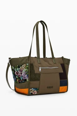 Malas<Desigual Bolso shopper com patch
