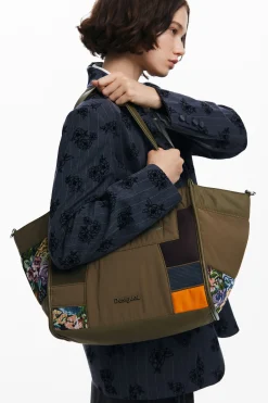 Malas<Desigual Bolso shopper com patch