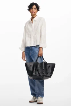 Malas|Malas Shopper<Desigual Bolso shopper círculos