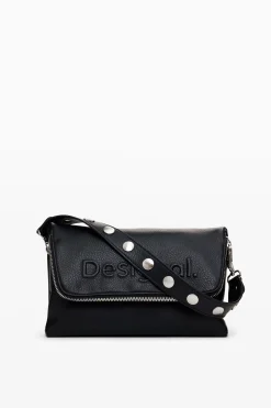 Malas<Desigual Bolso tiracolo M Half Logo