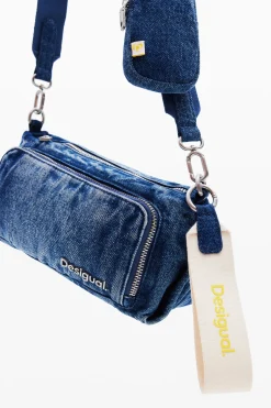 Malas|Malas A Tiracolo<Desigual Bolso tiracolo S denim