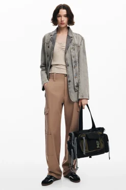 Malas<Desigual Bolso Voyager bowling XL multiposição
