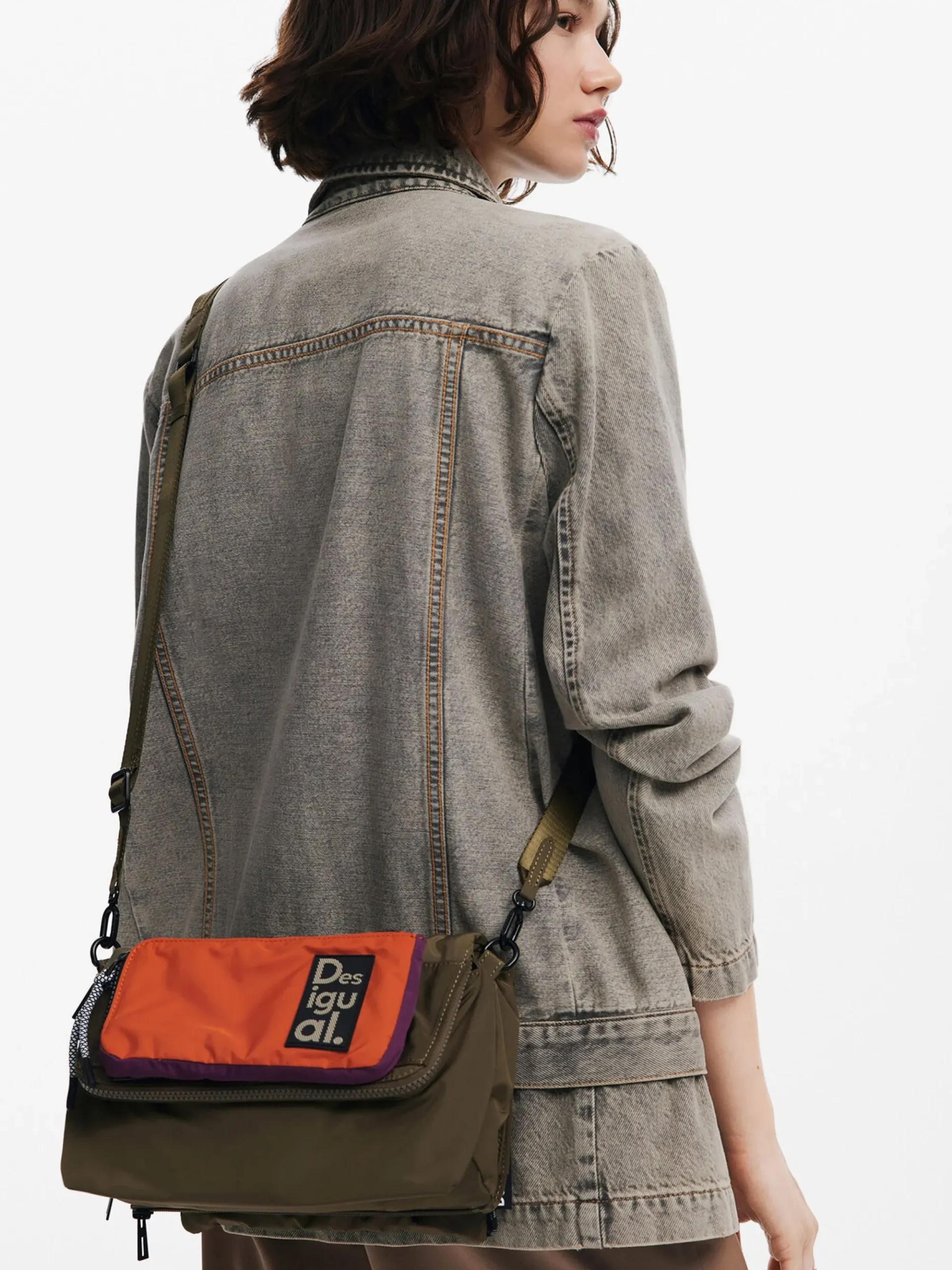 Malas|Malas A Tiracolo<Desigual Bolso Voyager multiposição