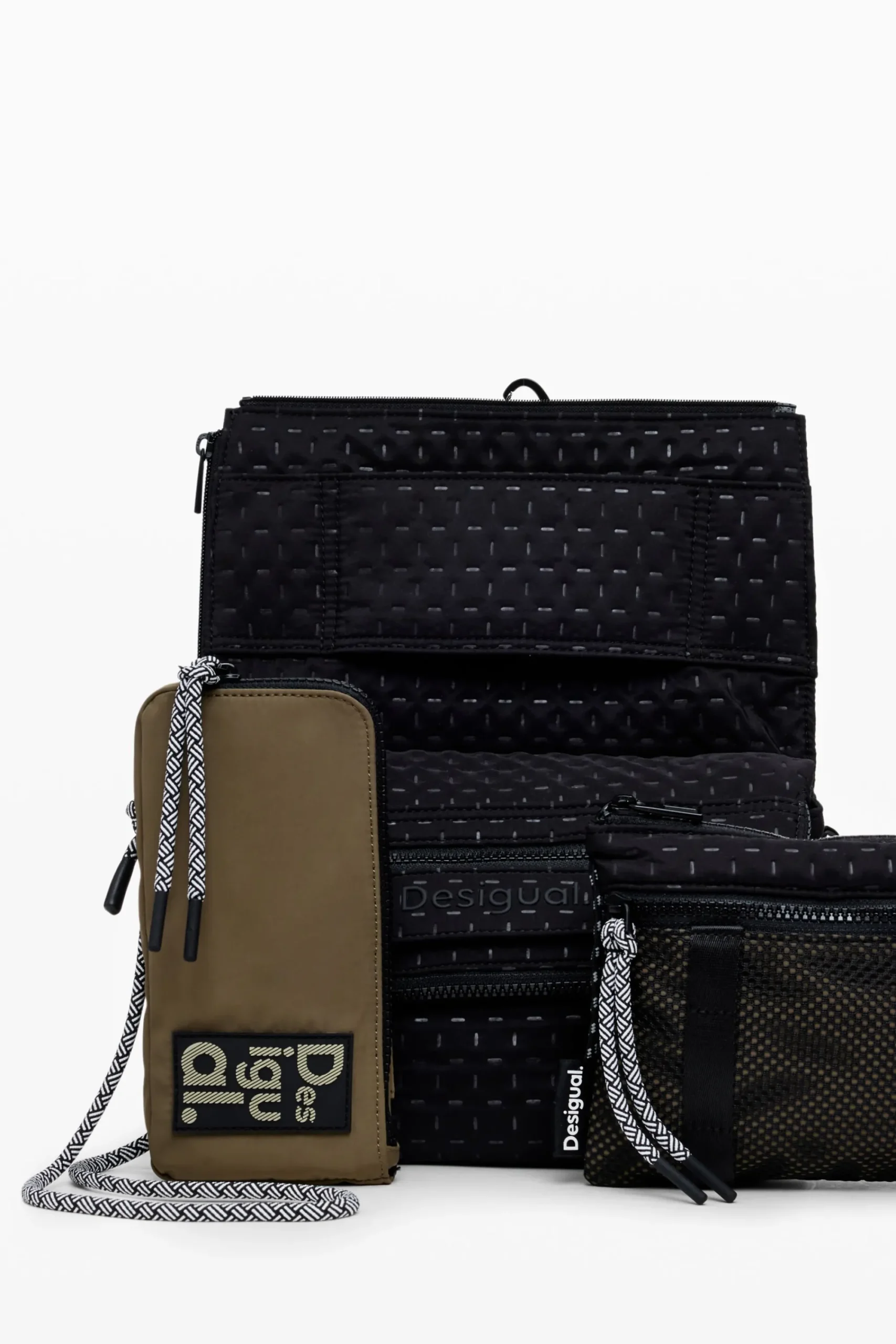 Malas|Malas A Tiracolo<Desigual Bolso Voyager multiposição