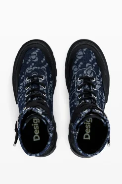 Sapatos<Desigual Bota de denim trucker