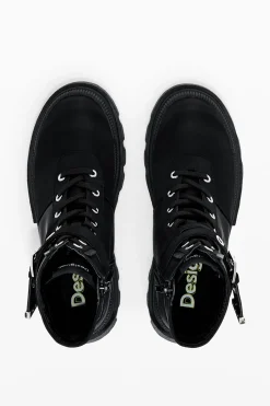 Sapatos<Desigual Bota militar