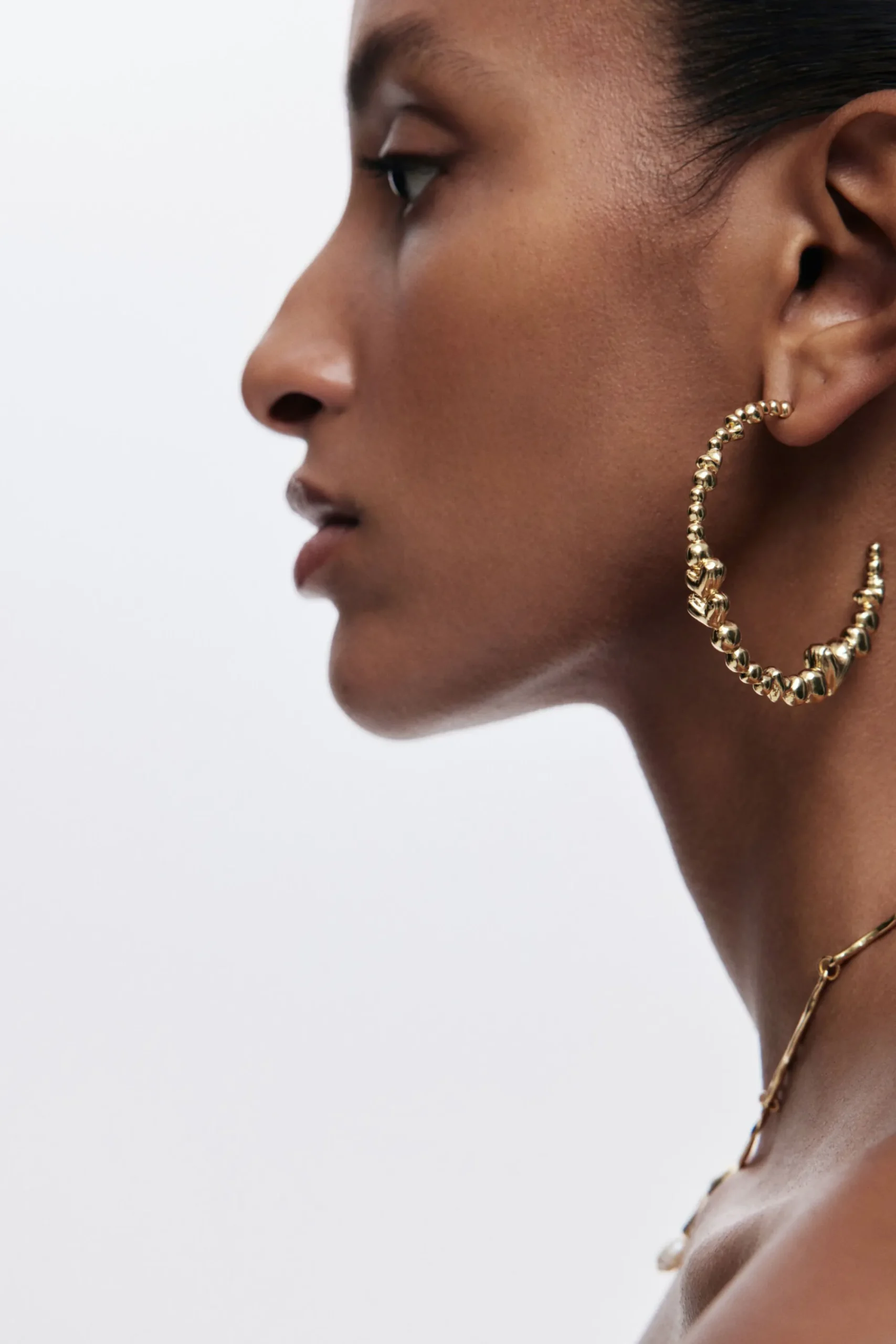 Joalharia<Desigual Brincos de argola com corações banhados a ouro Zalio