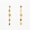 Joalharia<Desigual Brincos em cascata de estrelas Zalio