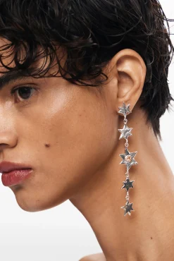 Joalharia<Desigual Brincos em cascata estrelas Zalio