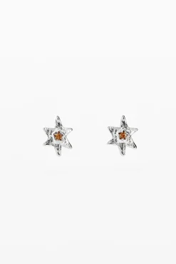 Joalharia<Desigual Brincos estrela banho de prata Zalio