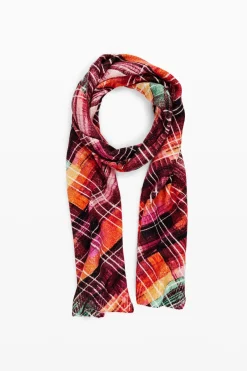 Écharpes E Cachecóis|Roupa De Malha<Desigual Cachecol de franjas multicolor