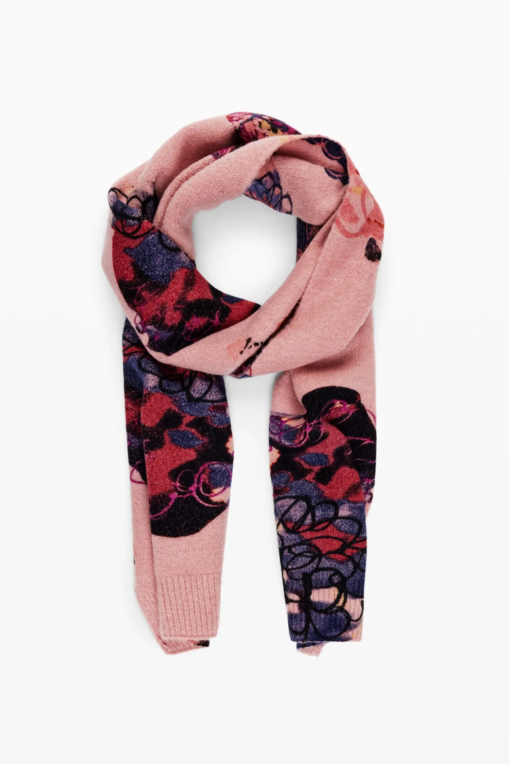 Écharpes E Cachecóis|Roupa De Malha<Desigual Cachecol longo M. Christian Lacroix