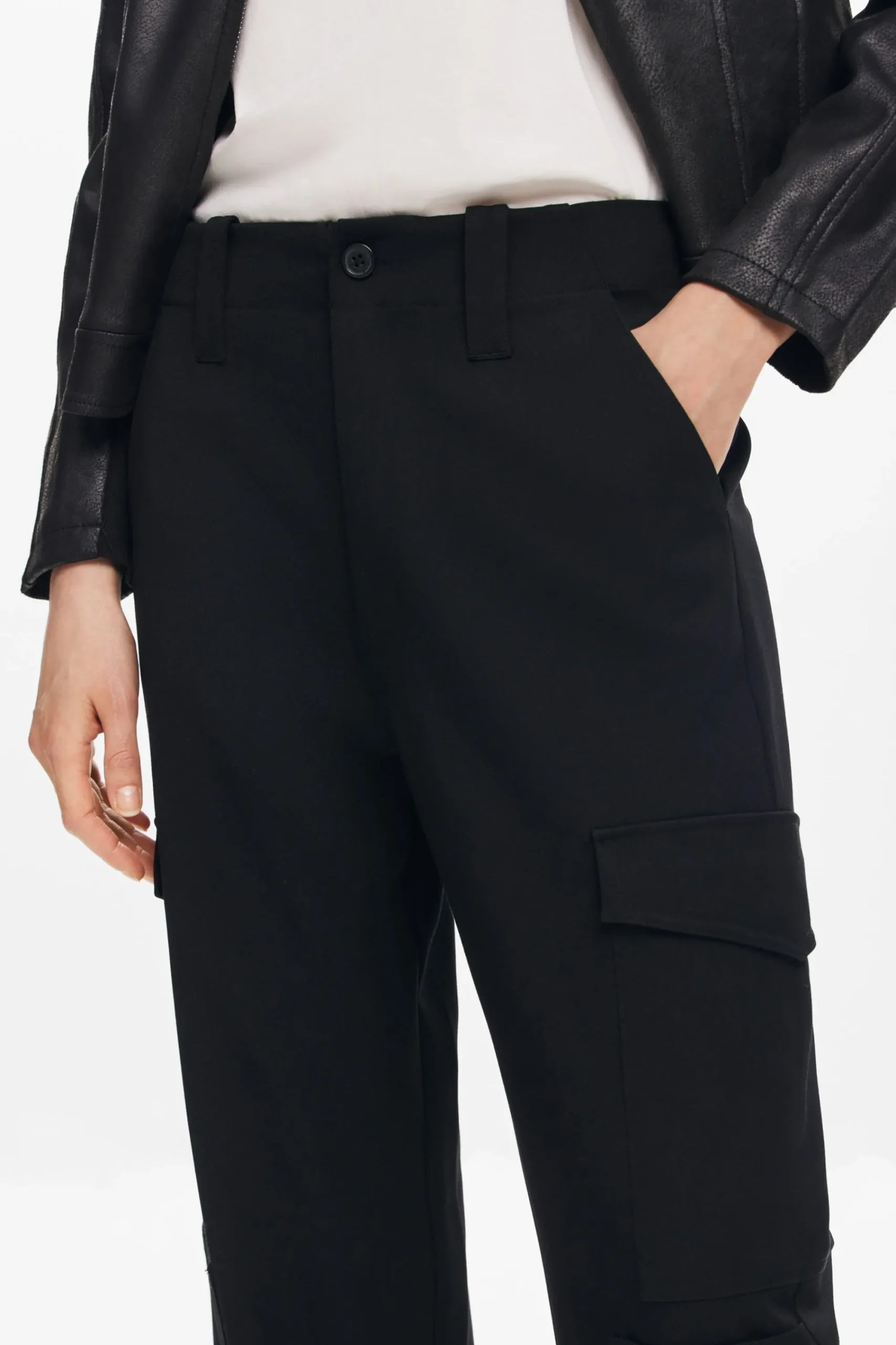 Calças<Desigual Calça cargo fluida