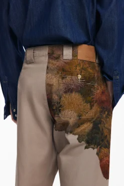 Jeans E Calças<Desigual Calça estampada de flores