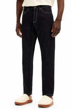 Jeans E Calças<Desigual Calça jeans com bolsos
