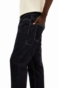 Jeans E Calças<Desigual Calça jeans com bolsos