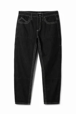 Jeans E Calças<Desigual Calça jeans com bolsos