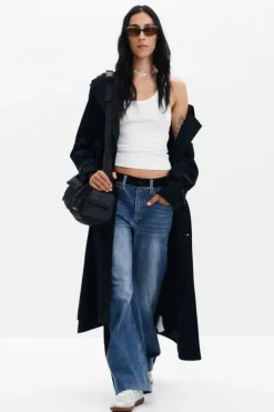 Jeans|Calças<Desigual Calça jeans combinada