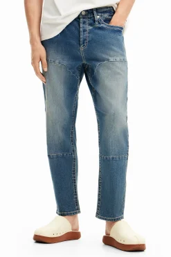 Jeans E Calças<Desigual Calça jeans longa