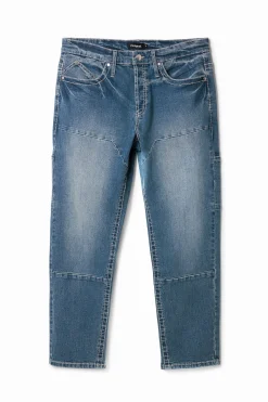 Jeans E Calças<Desigual Calça jeans longa
