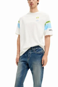 Jeans E Calças<Desigual Calça jeans longa