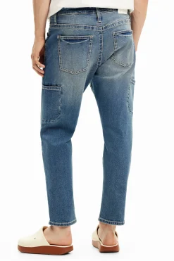 Jeans E Calças<Desigual Calça jeans longa