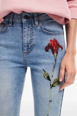 Jeans|Calças<Desigual Calça jeans rosa