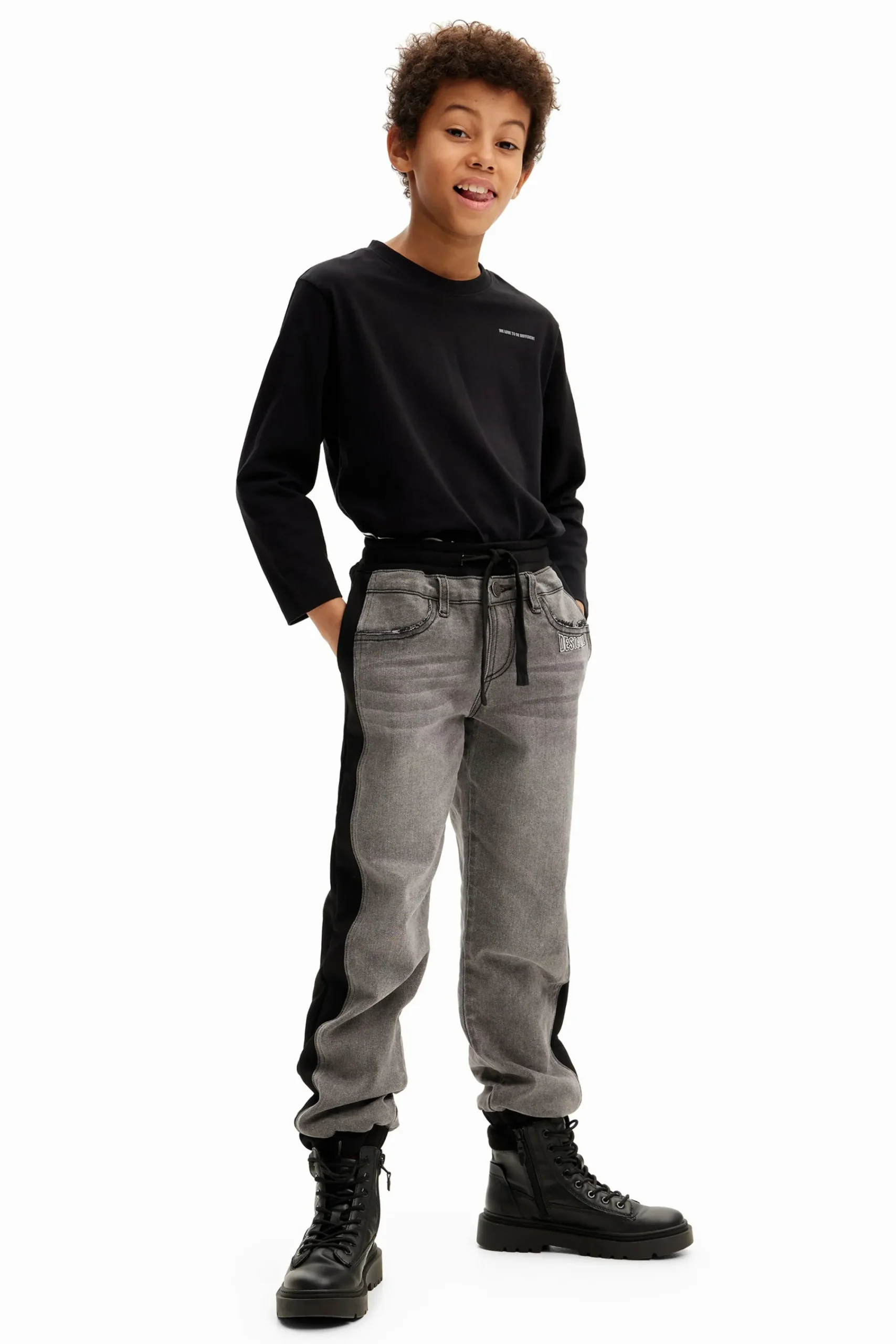 Calças E Jeans<Desigual Calça jogger combinada