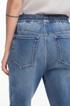 Jeans|Calças<Desigual Calça jogger de denim
