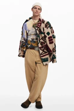 Jeans E Calças<Desigual Calça longa com bolsos