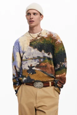 Jeans E Calças<Desigual Calça longa com bolsos