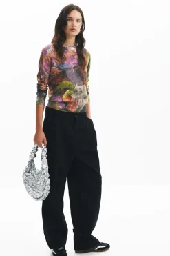 Calças<Desigual Calças cargo estampadas M. Christian Lacroix