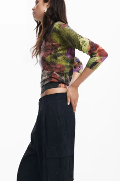 Calças<Desigual Calças cargo estampadas M. Christian Lacroix