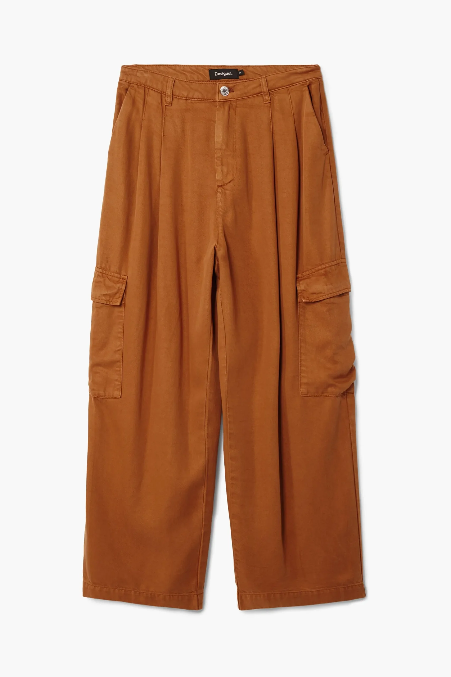Calças<Desigual Calças cargo fluidas