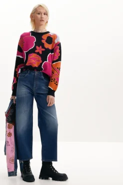 Jeans|Calças<Desigual Calças culotte de denim