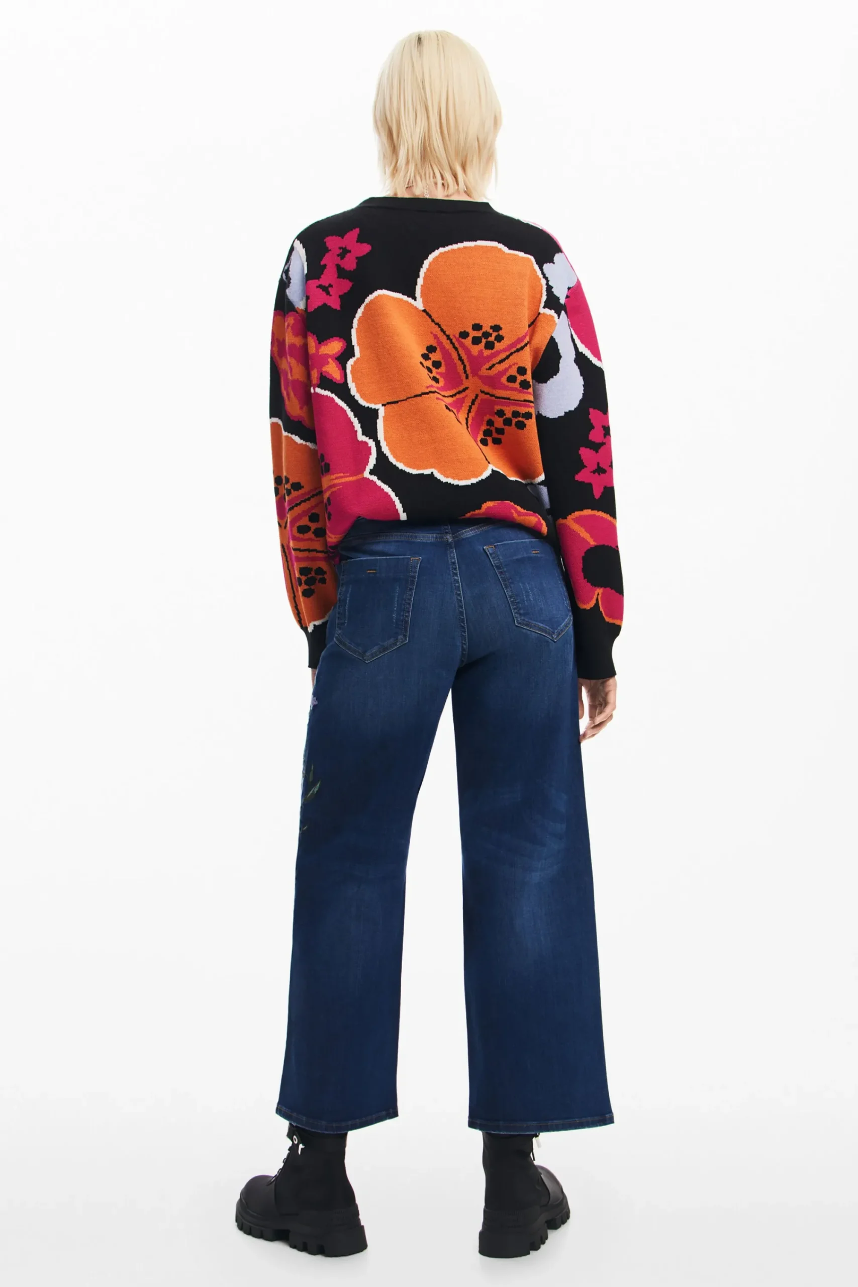 Jeans|Calças<Desigual Calças culotte de denim