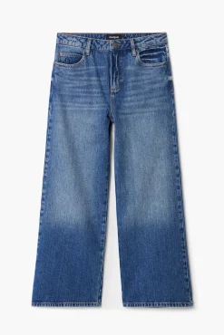 Jeans|Calças<Desigual Calças culotte de denim