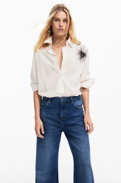 Jeans|Calças<Desigual Calças culotte rosa