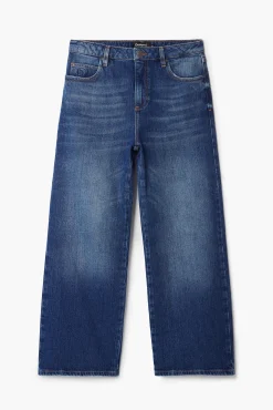 Jeans|Calças<Desigual Calças culotte rosa