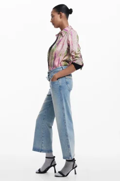 Jeans<Desigual Calças de ganga