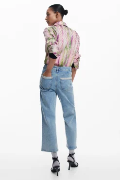 Jeans<Desigual Calças de ganga