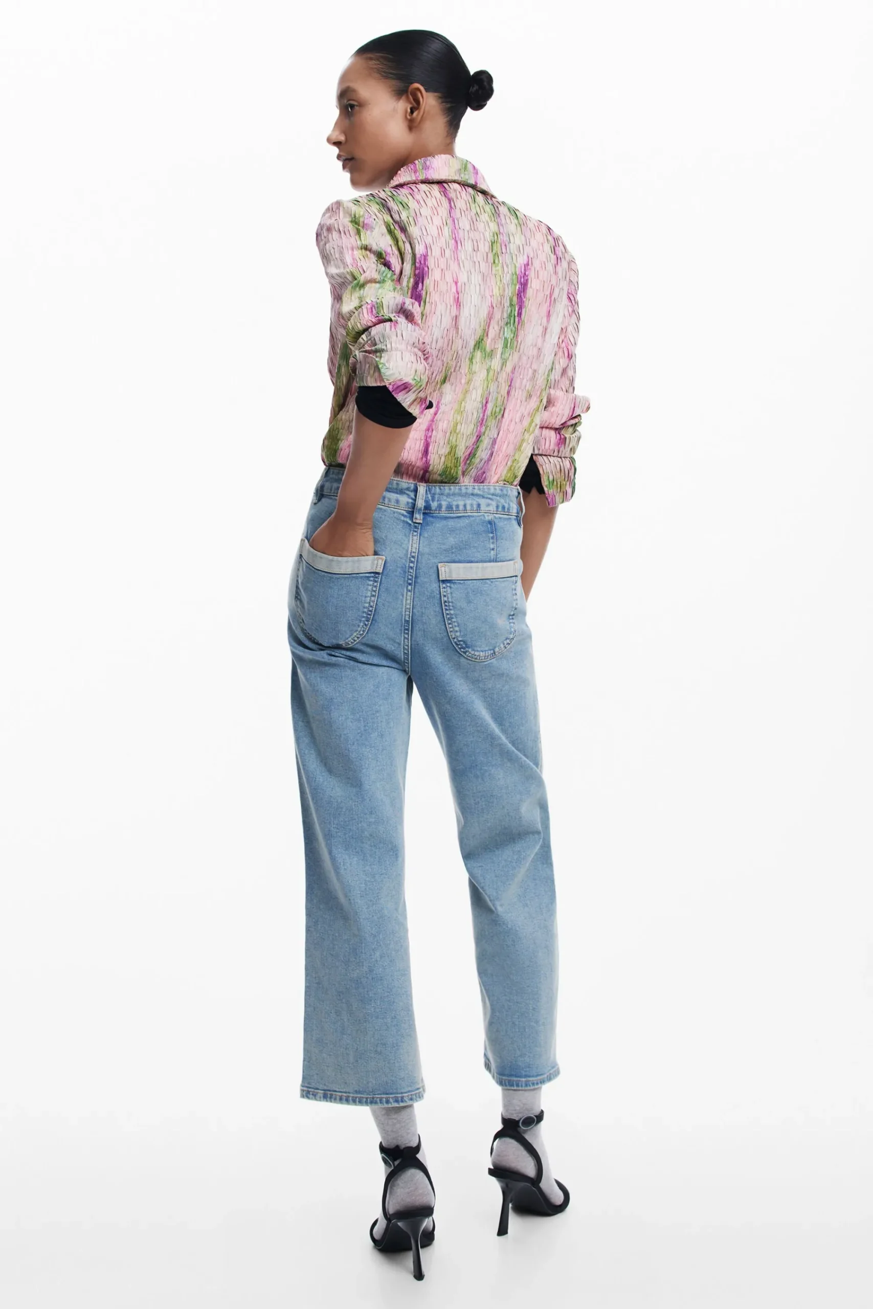 Jeans<Desigual Calças de ganga