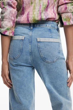 Jeans<Desigual Calças de ganga