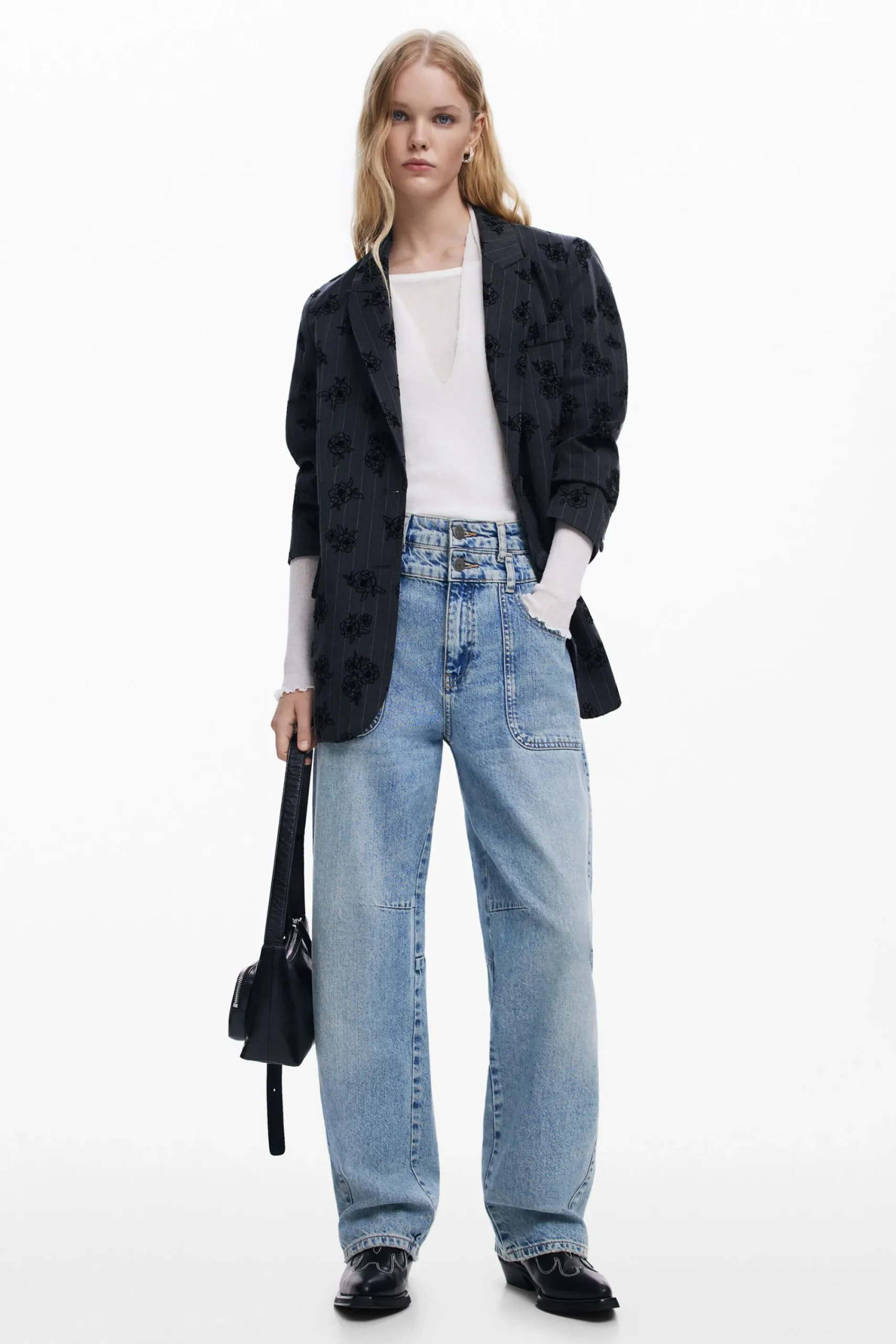 Jeans<Desigual Calças de ganga