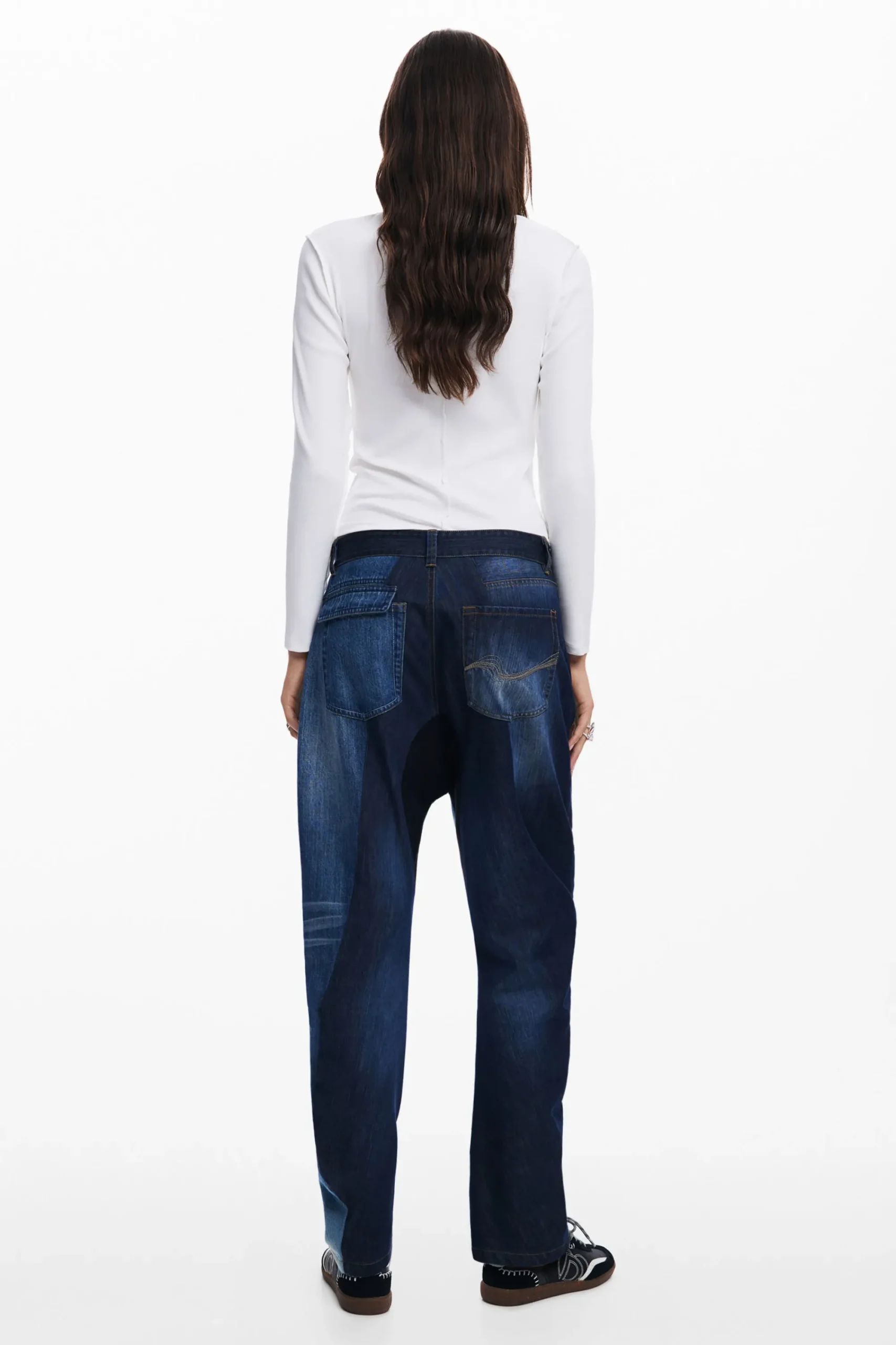 Jeans<Desigual Calças de ganga