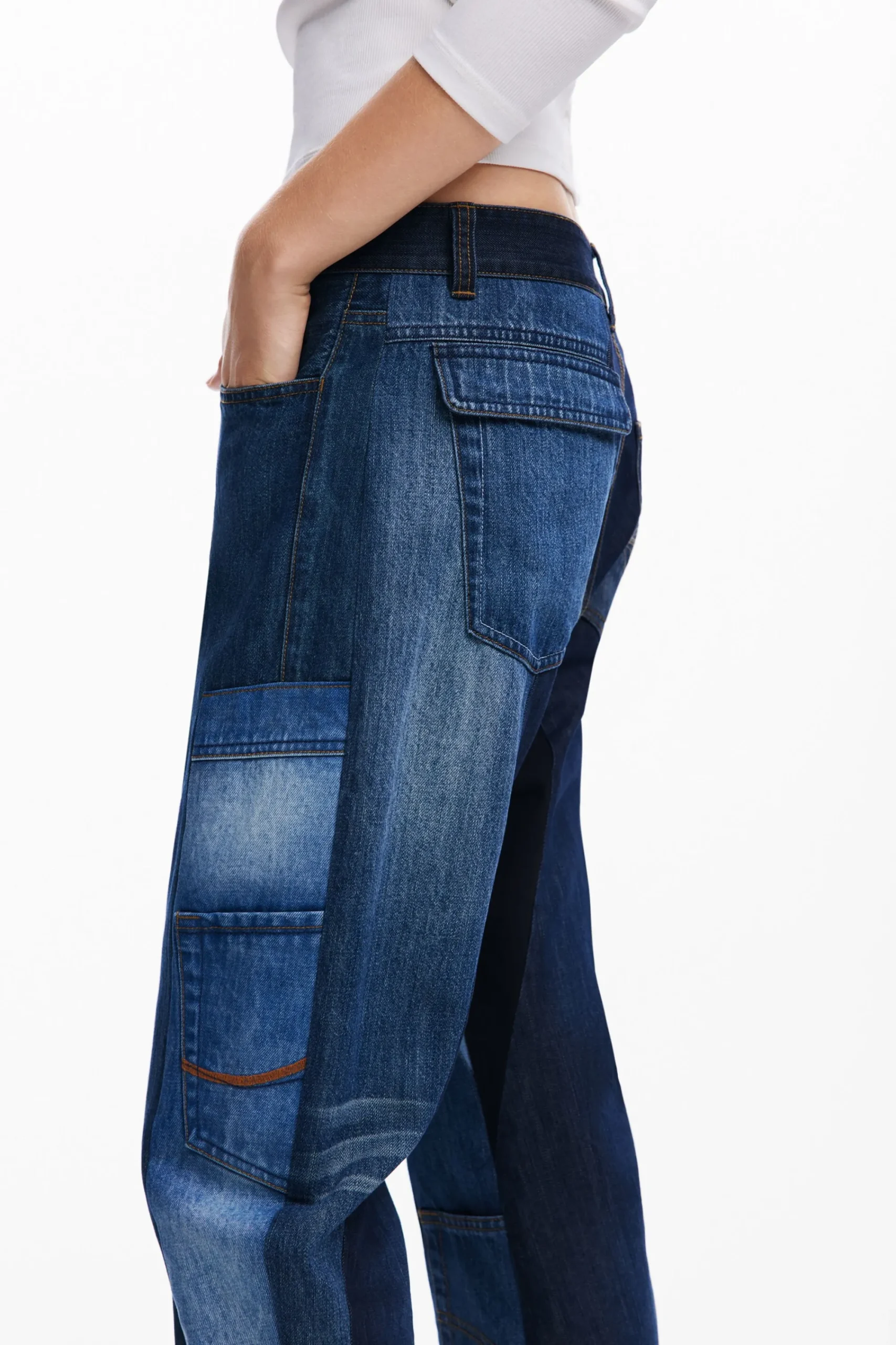 Jeans<Desigual Calças de ganga