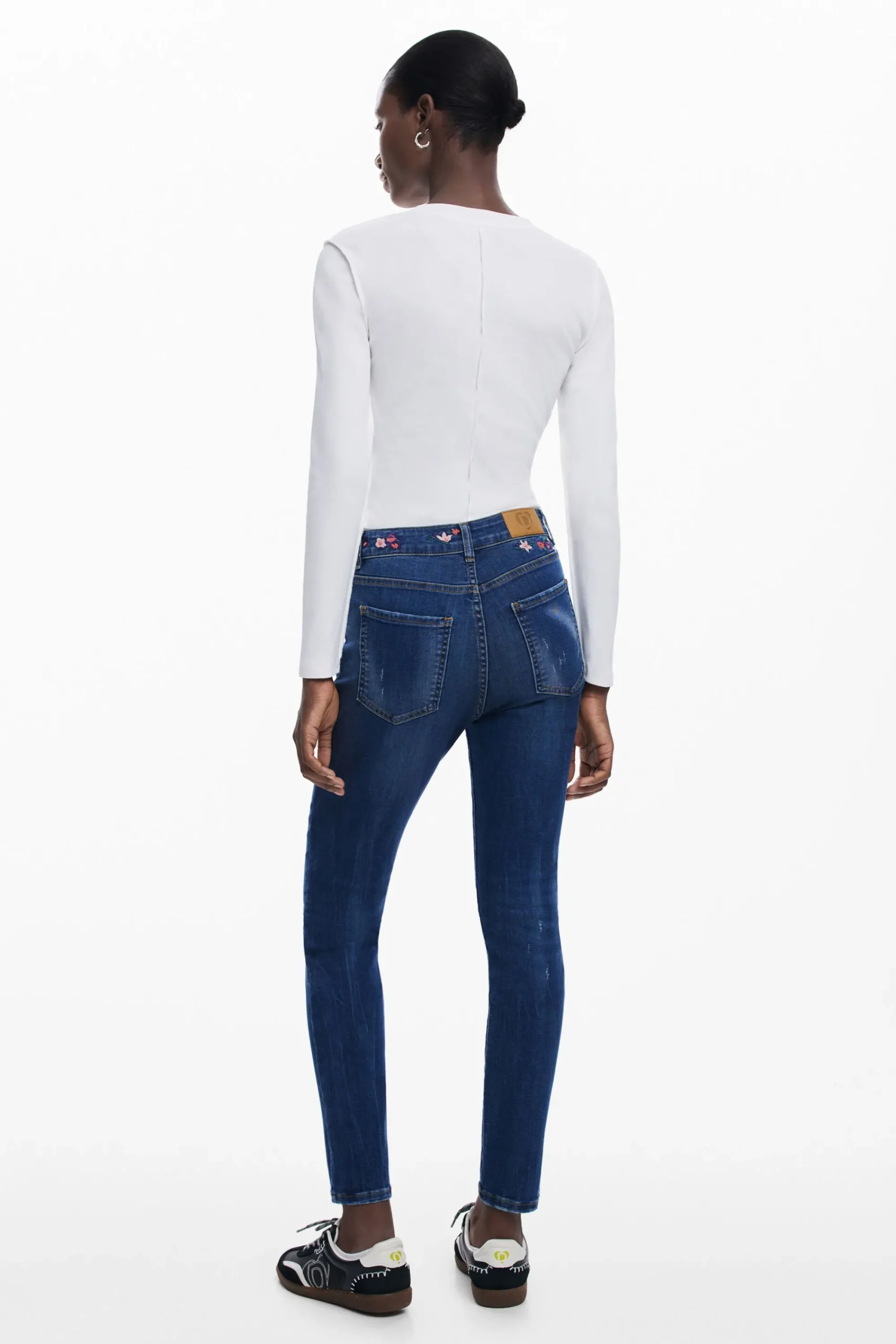 Jeans<Desigual Calças de ganga